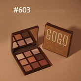 GOGOTALES Christmas Chocolate Matte Pearl Glitter Eyeshadow Palette